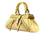 GUESS Belle Vintage Girlfriend Satchel Bag S Lemon Logo GUESS Belle Vintage Girlfriend Satchel Bag S Lemon Logo