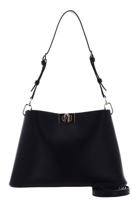 FURLA Fleur Shoulder Bag M Nero