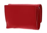 Calvin Klein Re-Lock Trifold Wallet With Strap Aurora Red