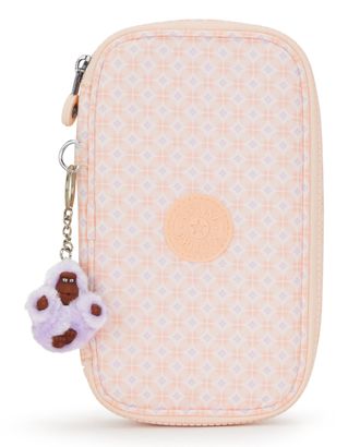 kipling Back To School 50 Pens Pencase M Girly Tile Prt