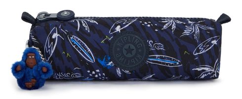 kipling Back To School Print Freedom Medium Pencase Surf Sea Prt