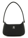 TOMMY HILFIGER TH Emblem Shoulder Bag Black TOMMY HILFIGER TH Emblem Shoulder Bag Black