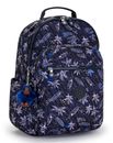 kipling Back To School Print Seoul Large Backpack L Surf Sea Prt