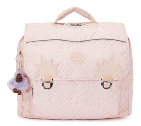 kipling Back To School Print Iniko Backpack M Girly Tile Prt