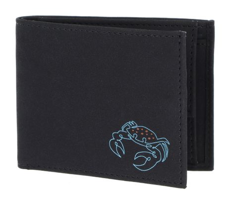 oxmox New Cryptan RFID Protect Pocketbörse Crab Print Cyan Black oxmox New Cryptan RFID Protect Pocketbörse Crab Print Cyan Black