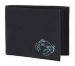 Crab Print Cyan Black Crab Print Cyan Black