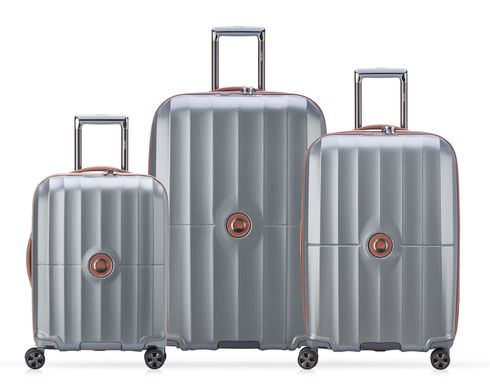 DELSEY PARIS St Tropez Expandable 4 Double Rolls Trolley L / M / S Platin