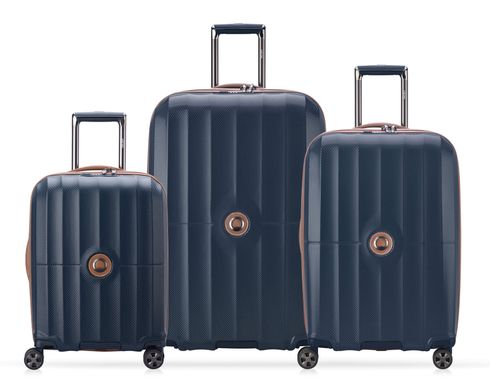 DELSEY PARIS St Tropez Expandable 4 Double Rolls Trolley L / M / S Navy