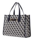 GUESS Izzy Girlfriend Tote Bag Navy Logo GUESS Izzy Girlfriend Tote Bag Navy Logo