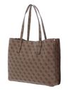 GUESS Meridian Girlfriend Tote Latte Logo GUESS Meridian Girlfriend Tote Latte Logo