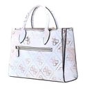 GUESS Rea High Society Satchel Bag White Ombre Logo GUESS Rea High Society Satchel Bag White Ombre Logo