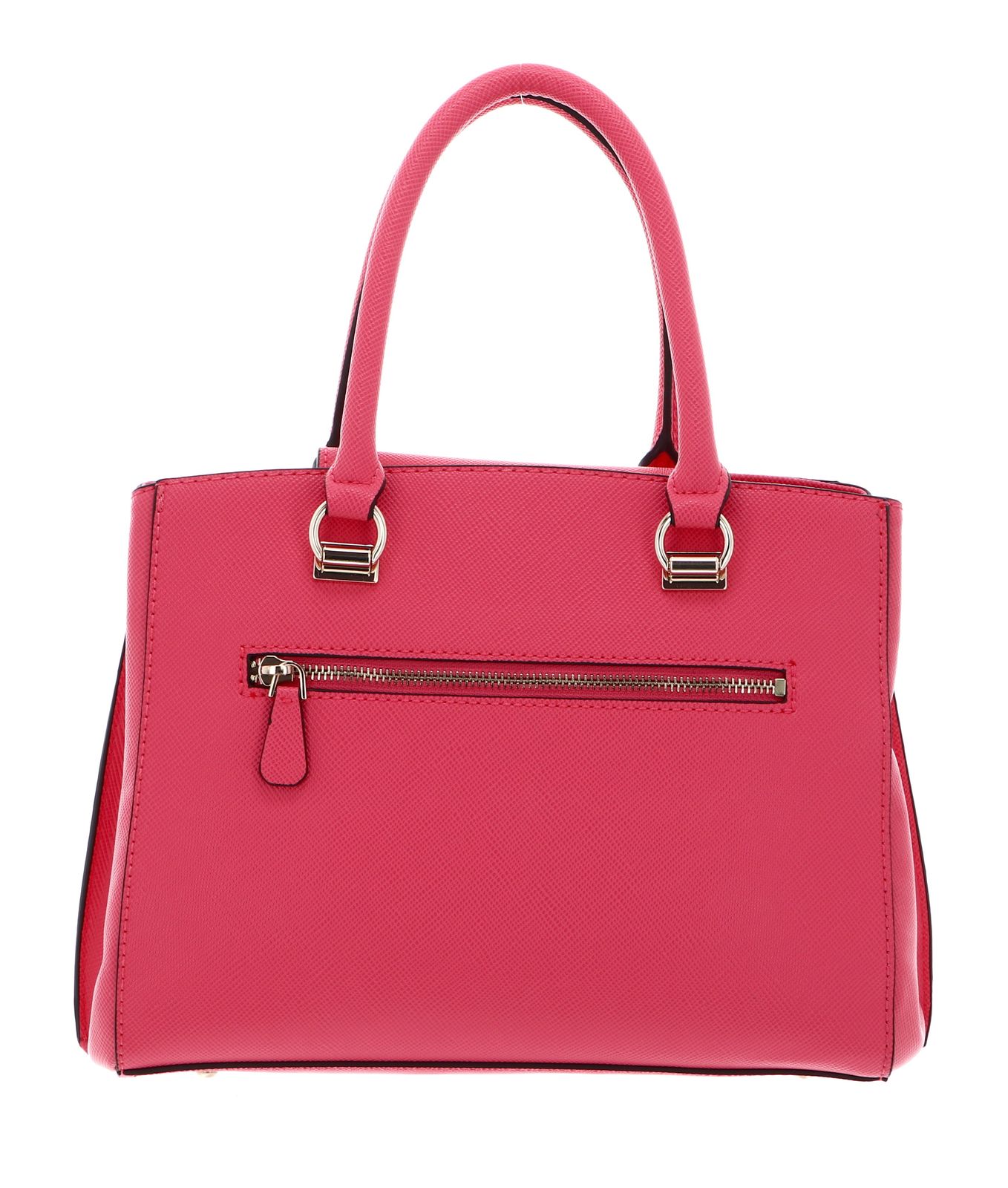 GUESS handbag Noelle Girlfriend Satchel Magenta | Buy bags, purses ...