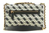 GUESS Izzy Convertible Crossbody Flap Navy Logo