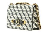 GUESS Izzy Convertible Crossbody Flap Navy Logo