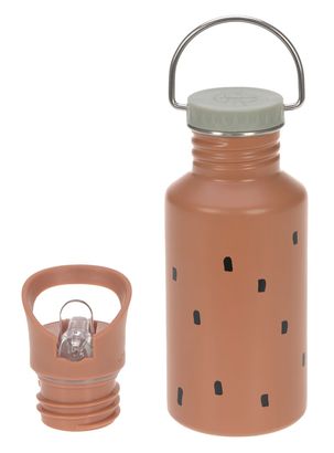 Lässig Bottle Stainless Steel Happy Prints Caramel