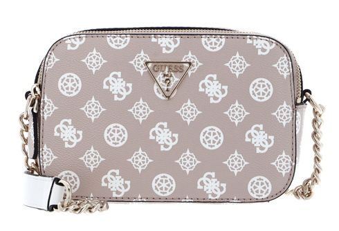 GUESS Noelle Girlfriend Crossbody Camera Bag Rosewood Logo