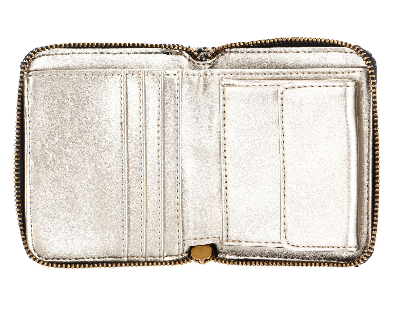 GUESS Izzy Small Zip Around Wallet Navy Logo GUESS Izzy Small Zip Around Wallet Navy Logo