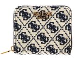 GUESS Izzy Small Zip Around Wallet Navy Logo