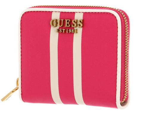 GUESS Mildred Small Zip Around Wallet Magenta