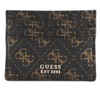 GUESS Laurel Card Holder Brown Logo