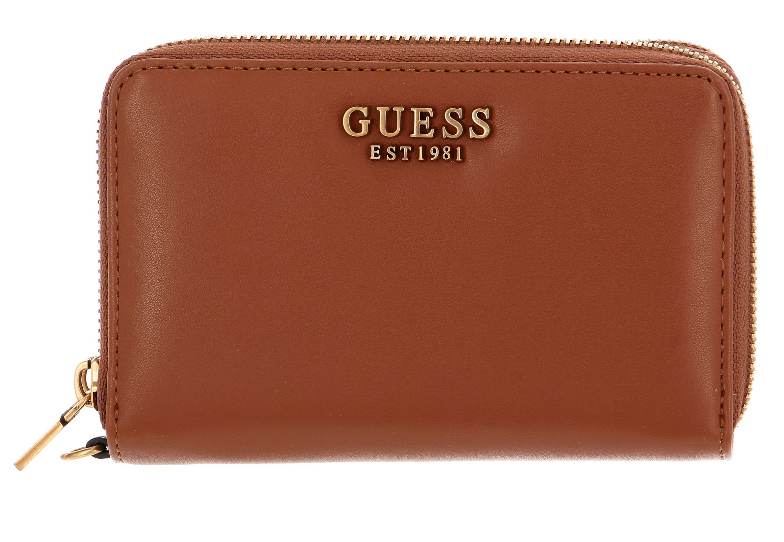 GUESS purse Laurel Zip Around Wallet M Cognac Buy bags, purses
