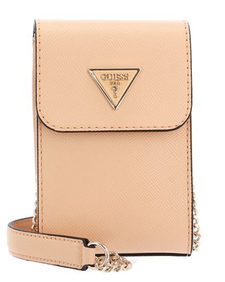 GUESS Noelle Flap Chit Chat Phone Bag Apricot Cream