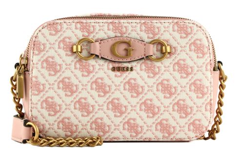 GUESS Izzy Camera Bag Salmon Logo