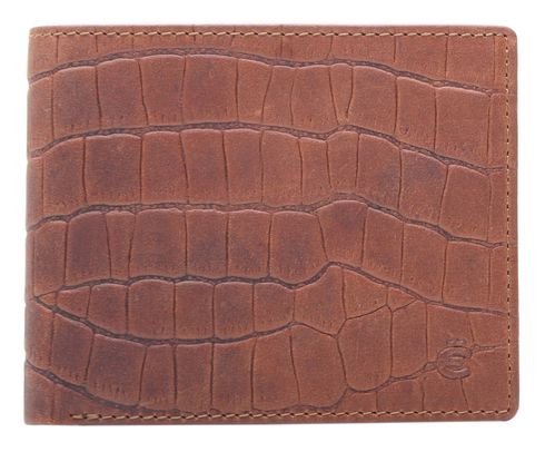 Esquire Dallas Croco Wallet Brown