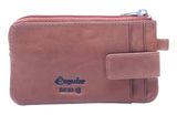 Esquire Dallas Key Case with CC Brown Esquire Dallas Key Case with CC Brown