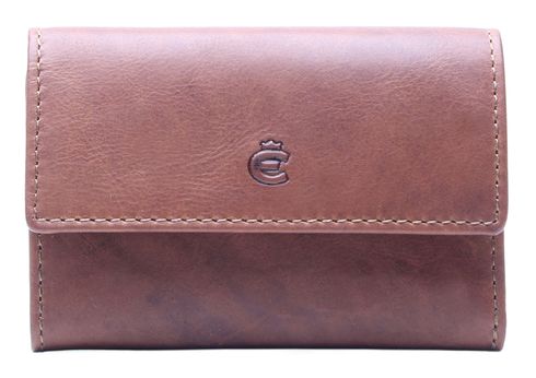 Esquire Dallas Key Case Six Hooks Brown