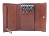 Esquire Dallas Key Case Six Hooks Brown Esquire Dallas Key Case Six Hooks Brown