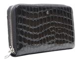 Esquire Nizza Long Zip Around Wallet Black Esquire Nizza Long Zip Around Wallet Black