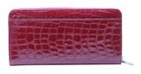 Esquire Nizza Long Zip Around Wallet Red Esquire Nizza Long Zip Around Wallet Red