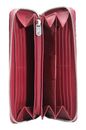 Esquire Nizza Long Zip Around Wallet Red Esquire Nizza Long Zip Around Wallet Red