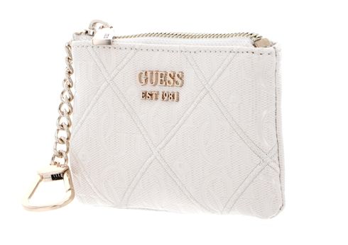 GUESS Caddie Zip Pouch Stone