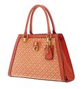 GUESS Stephi Girlfriend Satchel Bag Orange Logo GUESS Stephi Girlfriend Satchel Bag Orange Logo