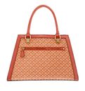 GUESS Stephi Girlfriend Satchel Bag Orange Logo GUESS Stephi Girlfriend Satchel Bag Orange Logo