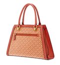GUESS Stephi Girlfriend Satchel Bag Orange Logo GUESS Stephi Girlfriend Satchel Bag Orange Logo