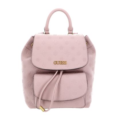 GUESS Geva Flap Backpack Rose Logo