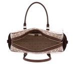 GUESS Wilder Travel Weekender Duffel Bag Taupe Logo GUESS Wilder Travel Weekender Duffel Bag Taupe Logo