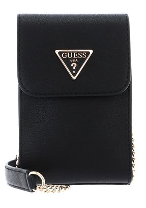 GUESS Noelle Flap Chit Chat Bag Black