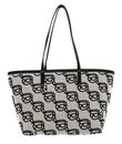 KARL LAGERFELD K / Ikonik 2.0 Seasonal Tote Canvas Black / Gray KARL LAGERFELD K / Ikonik 2.0 Seasonal Tote Canvas Black / Gray