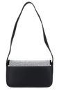 KARL LAGERFELD K / Essential K Flap Shoulder Bag Crystal S Black