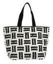 KARL LAGERFELD K / Webbing Logo Tote L Natural / Black KARL LAGERFELD K / Webbing Logo Tote L Natural / Black