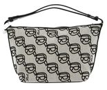 KARL LAGERFELD K / Ikonik 2.0 Seasonal Shoulder Bag Canvas Black / Gray KARL LAGERFELD K / Ikonik 2.0 Seasonal Shoulder Bag Canvas Black / Gray