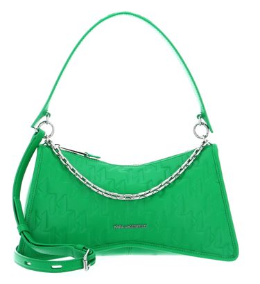 KARL LAGERFELD K / Seven Element Shoulder Bag Embossed Basil Green KARL LAGERFELD K / Seven Element Shoulder Bag Embossed Basil Green