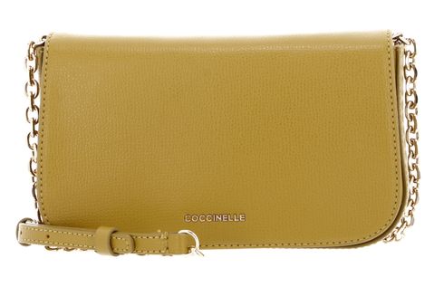 COCCINELLE Coccinelle Cloud Mini Bag Textured Leather Citronella