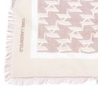 KARL LAGERFELD K / Monogram Square Scarf Beige KARL LAGERFELD K / Monogram Square Scarf Beige