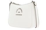 KARL LAGERFELD RSG Metal Zip Crossbody Bag S White KARL LAGERFELD RSG Metal Zip Crossbody Bag S White