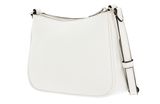 KARL LAGERFELD RSG Metal Zip Crossbody Bag S White KARL LAGERFELD RSG Metal Zip Crossbody Bag S White
